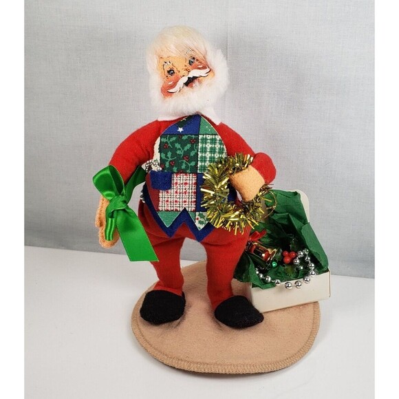 Annalee Doll 1997 Trim Time Santa 9"  Christmas Holiday Decoration - Picture 1 of 16